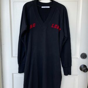 Givenchy Mad Love Sweatshirt Dress, Black, Size XS